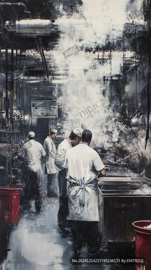 米粉店意境画