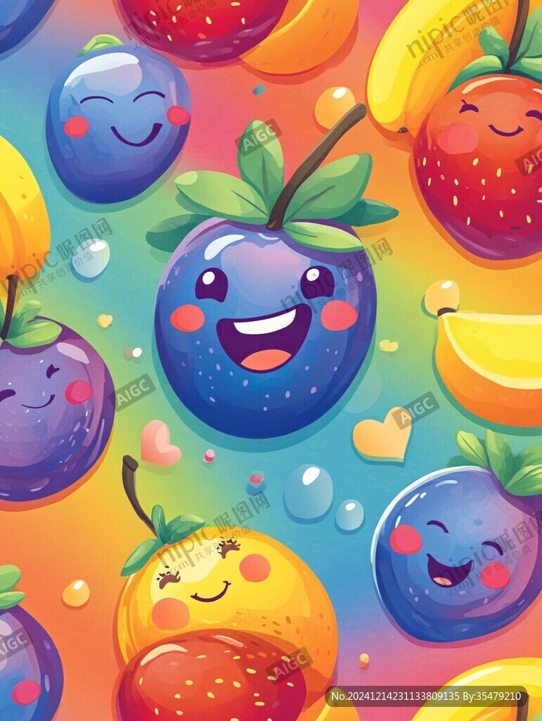卡通水果壁纸