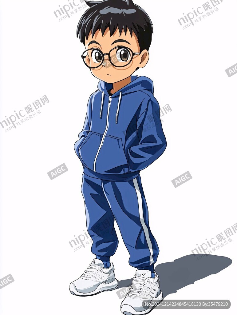 q版男孩全身
