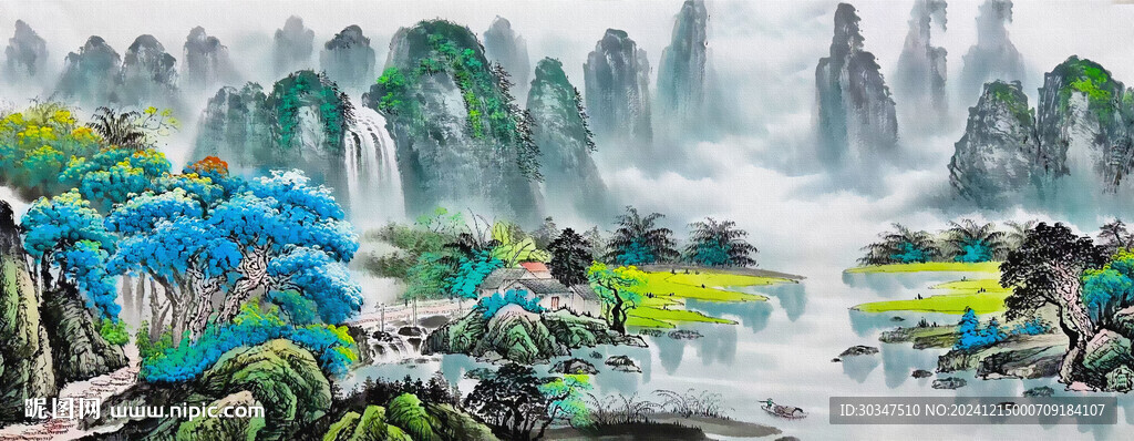 山水风景画
