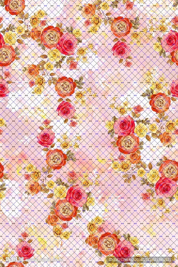 扎染花