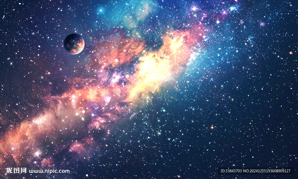 蓝色星空天花软膜