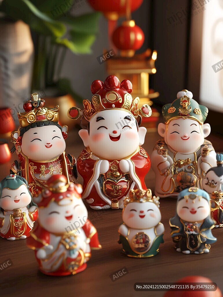 摆饰福禄娃