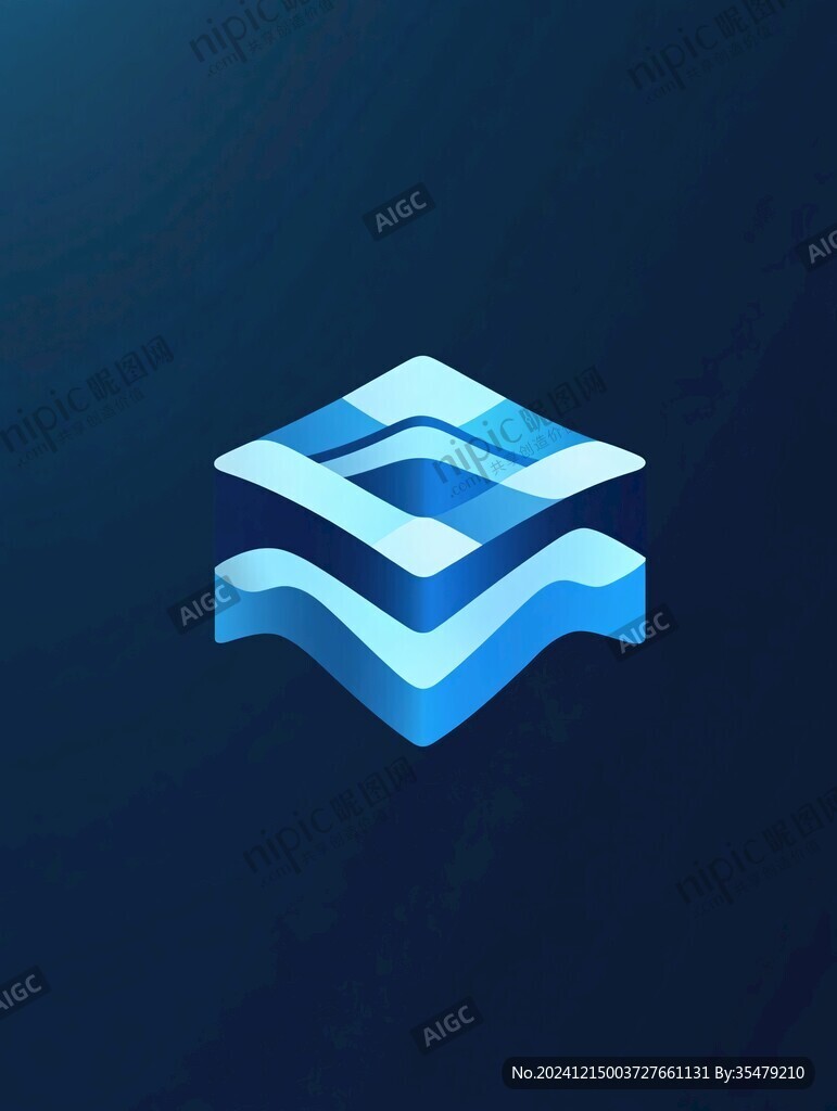 水波logo设计