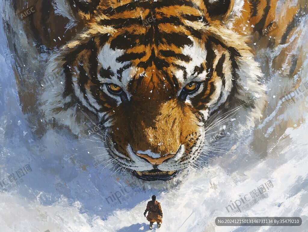 虎系列插画