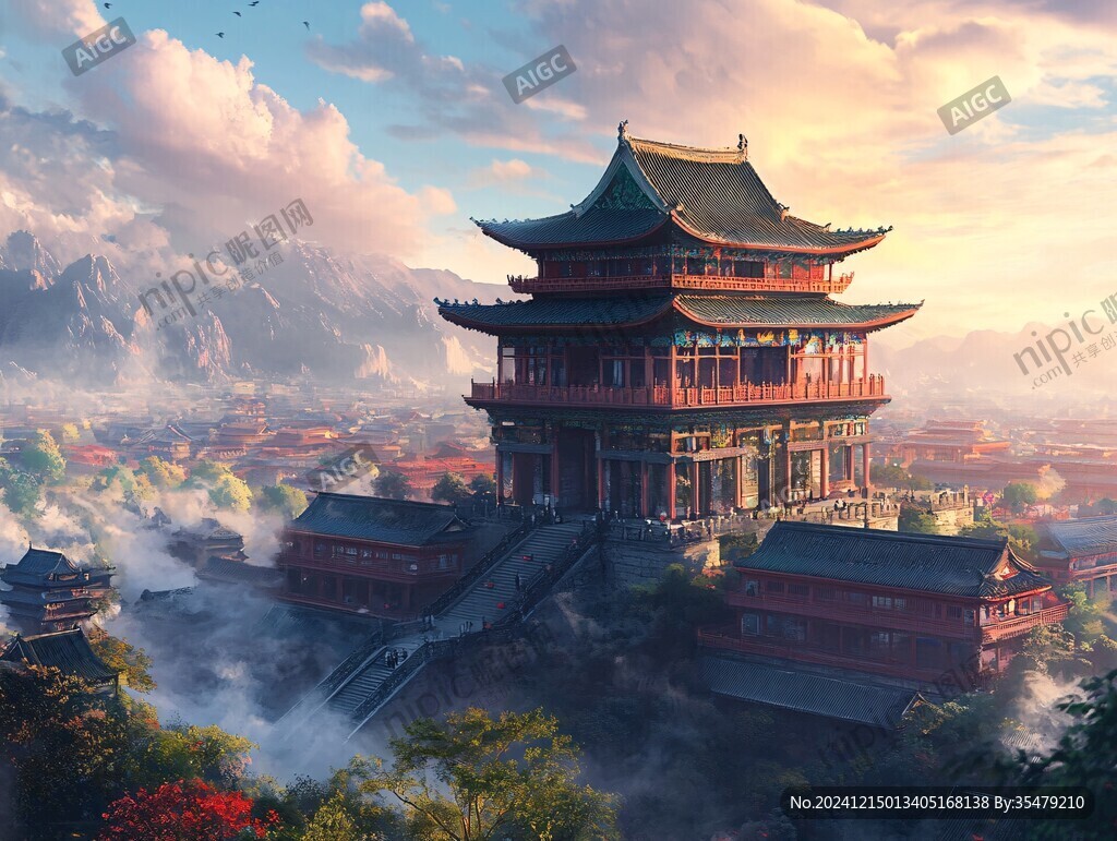 横店插画