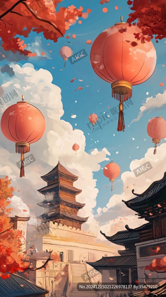 崇安阁插画