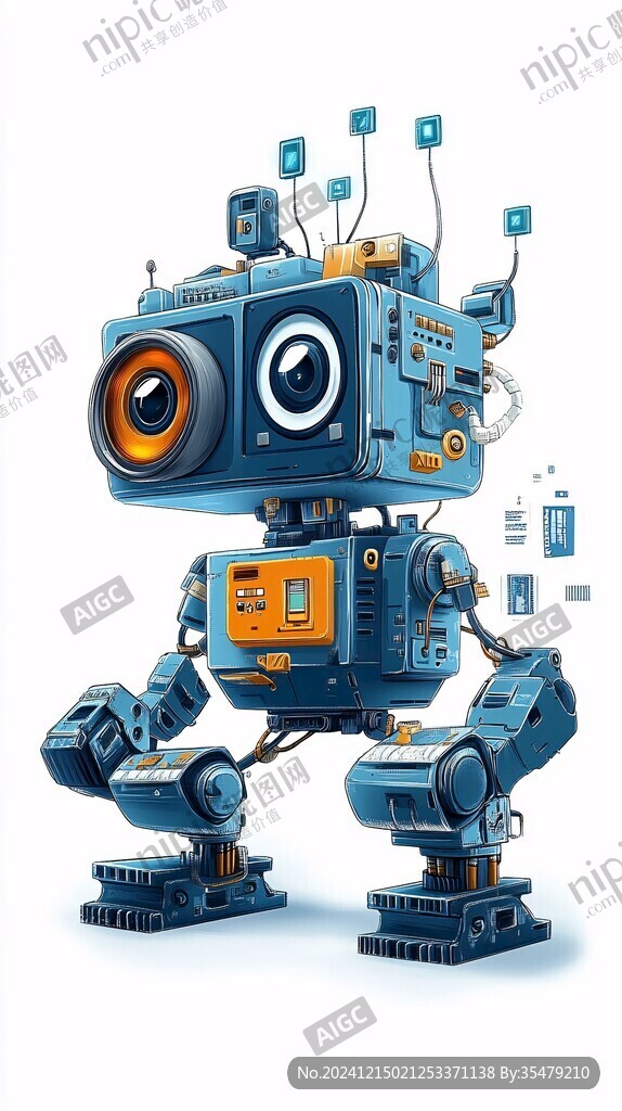 科技感卡通形象设计