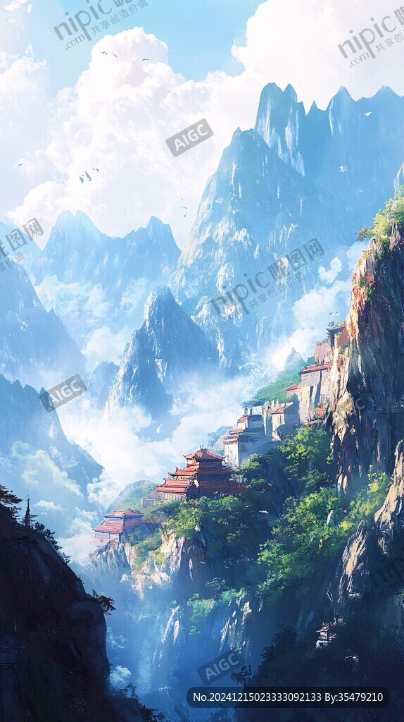 古风仙境天上宫阙