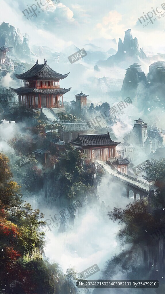 古风仙境天上宫阙