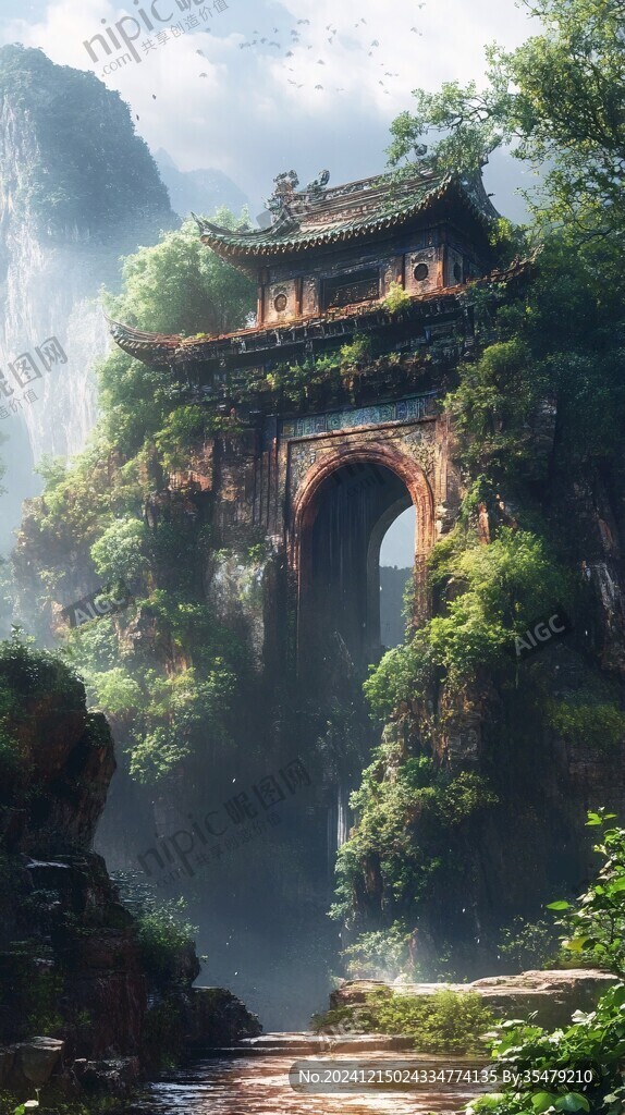 古风场景概念图