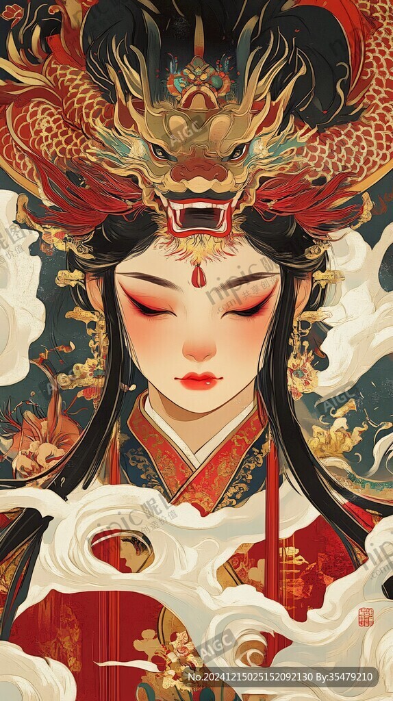 插画武旦