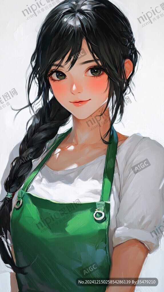 日韩厚涂插画