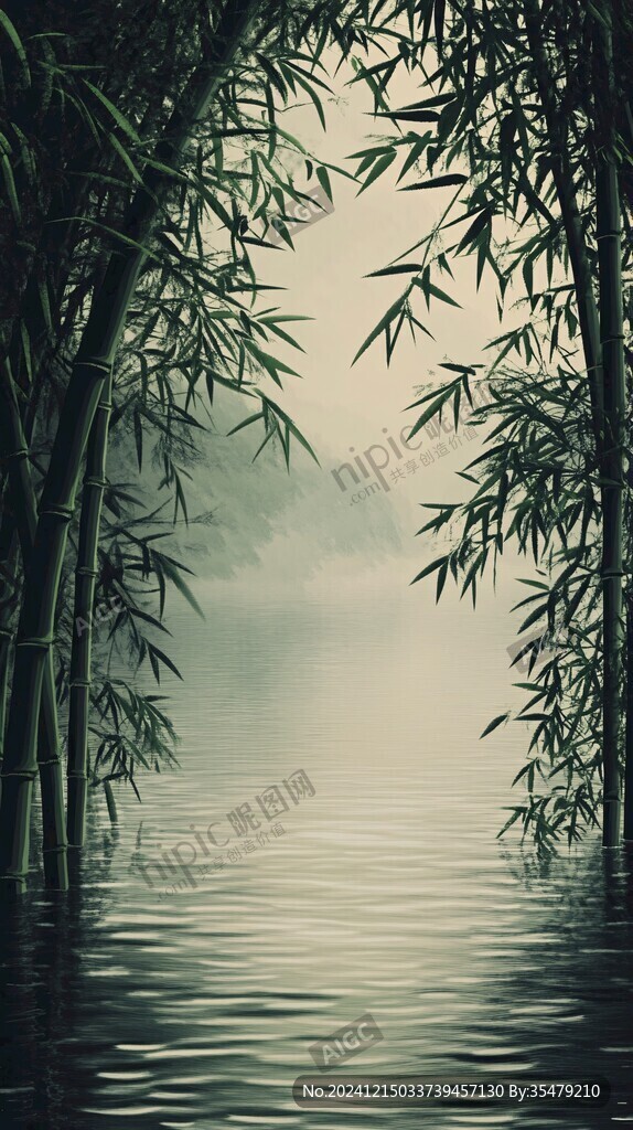 唯美竹影竹韵