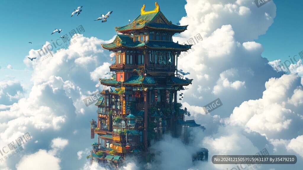 古风仙境天上宫阙