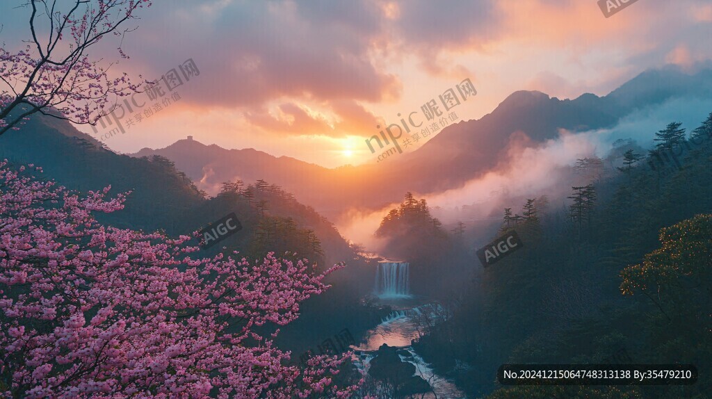 牯牛降日出日落