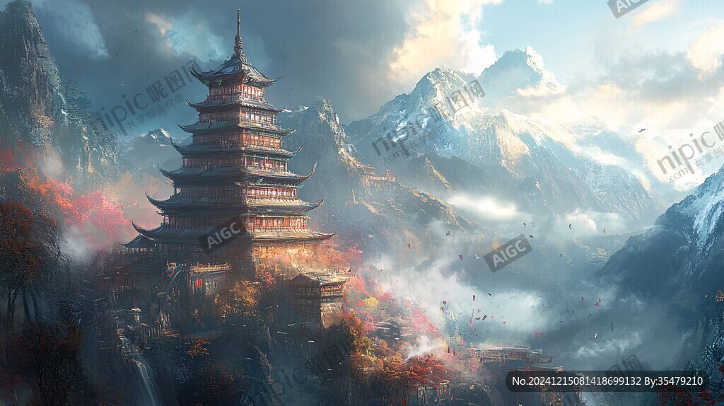 古风仙境天上宫阙