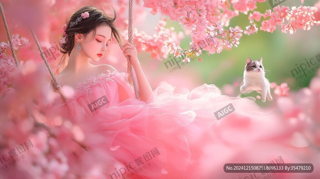 唯美花间美人