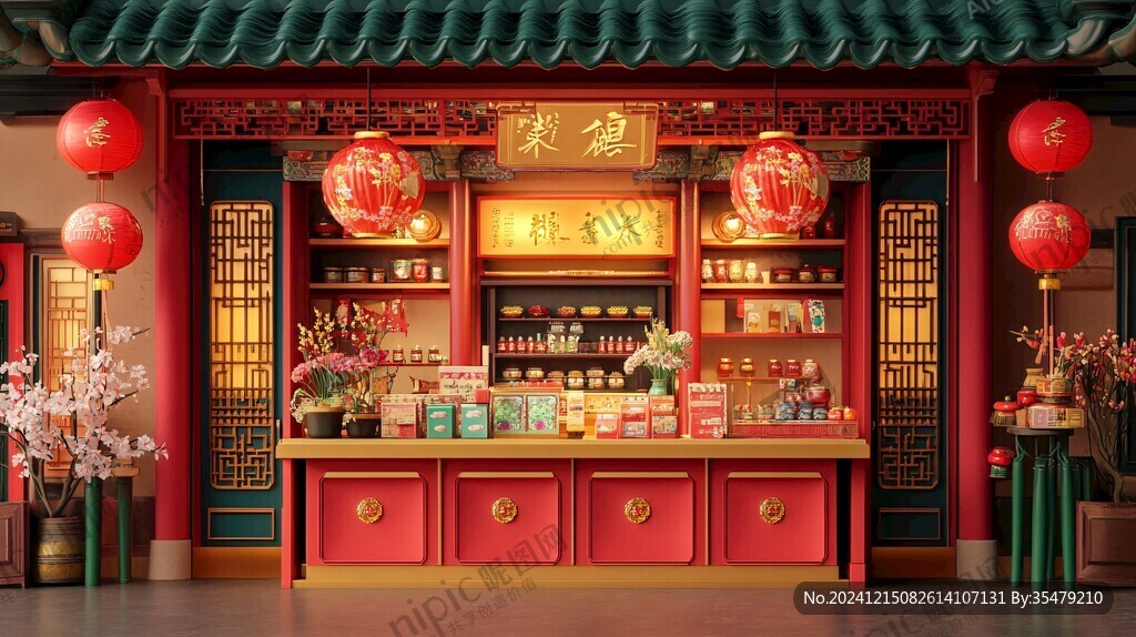 中药铺场景模拟