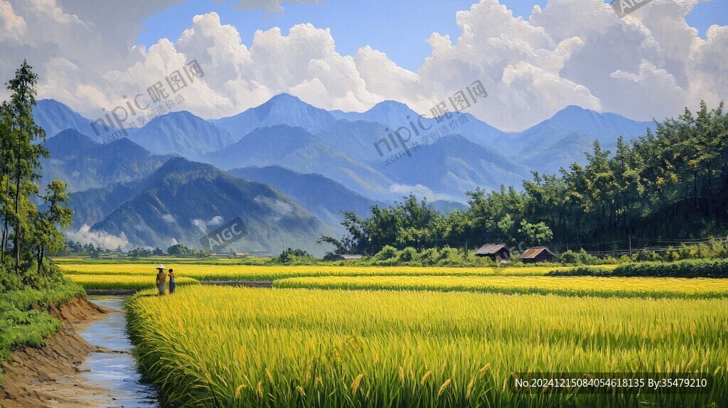 稻全景画
