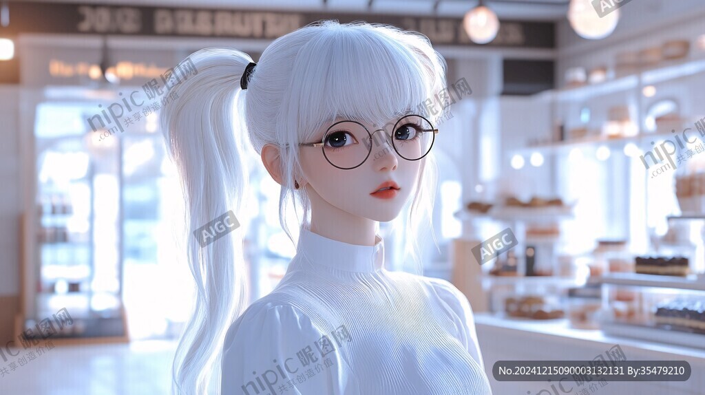 奶茶店小姐姐