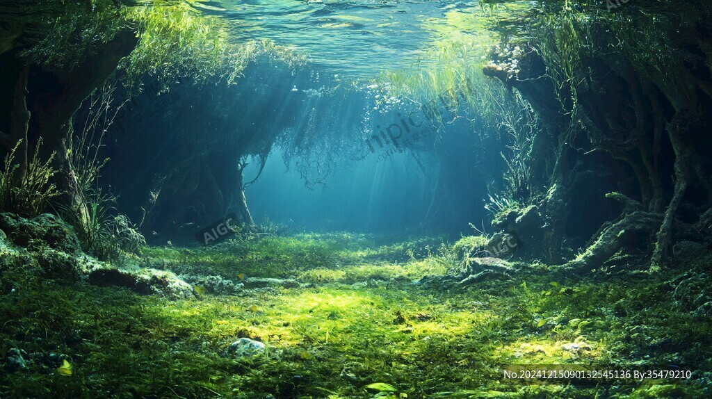水底造景