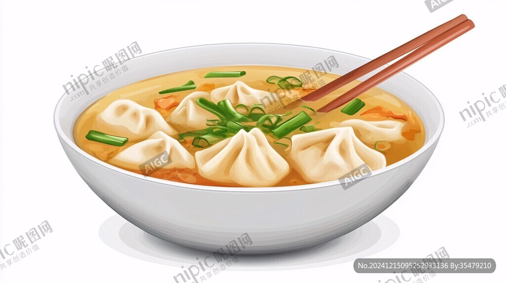 面汤插画