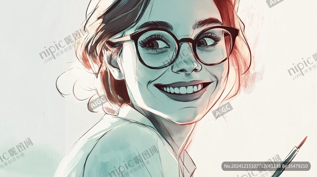 人物情绪插画