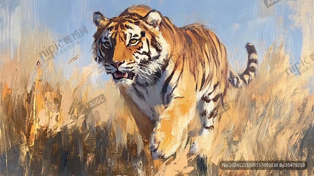 虎系列插画