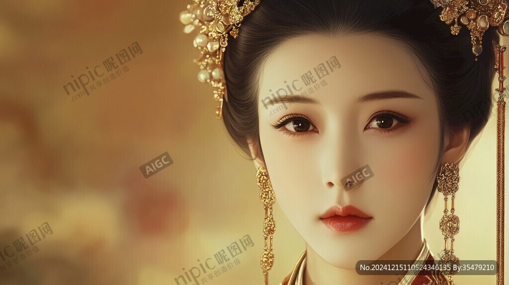 古典美女壁纸