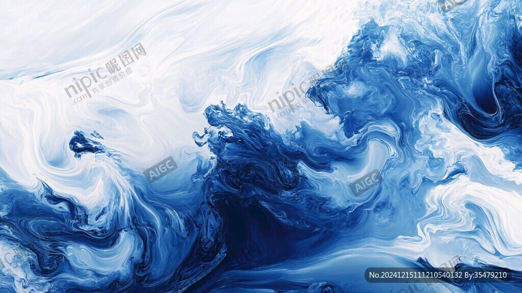 抽象梦幻泼墨背景