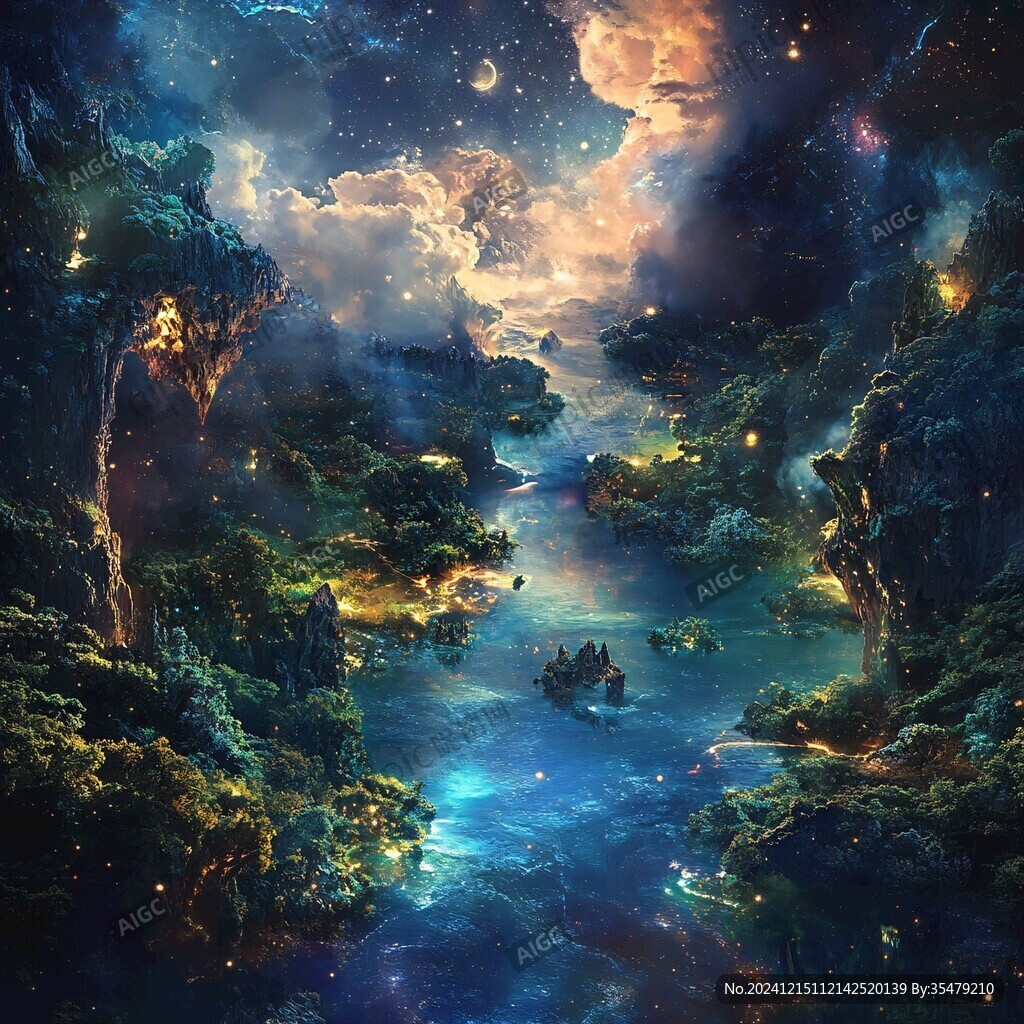 阿凡达一般的梦幻场景