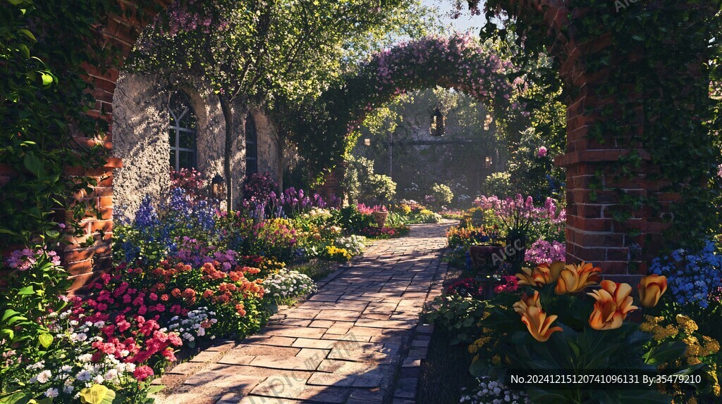 花巷景色