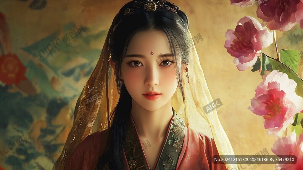古典美女壁纸