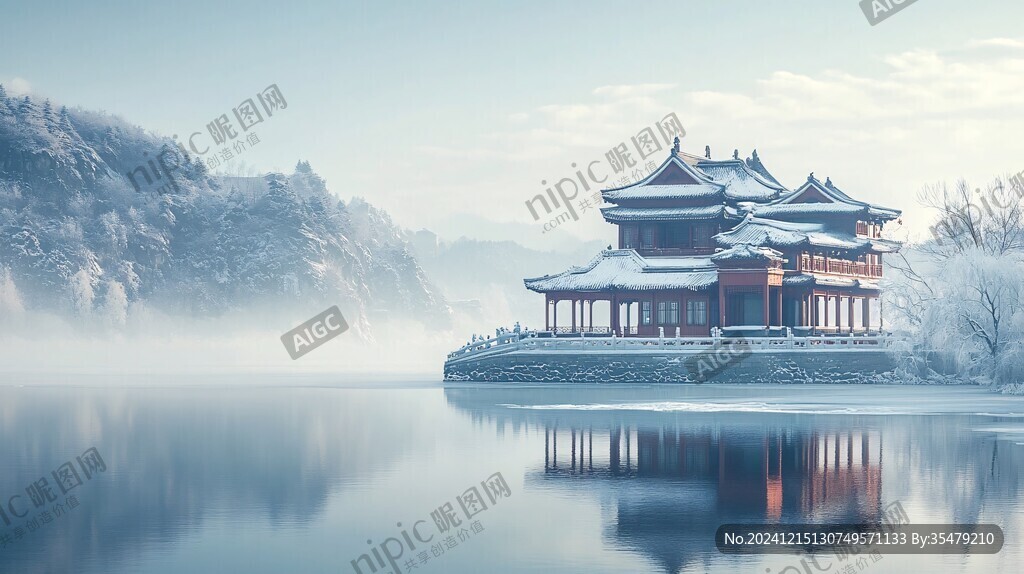 冰湖画舫