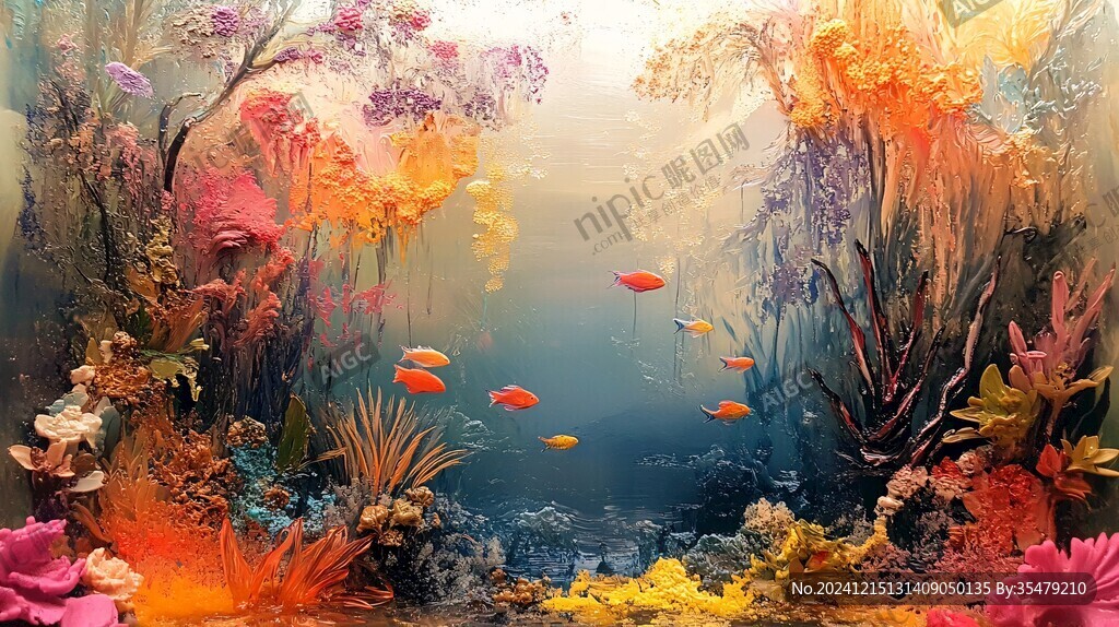 海底世界3d立体背景