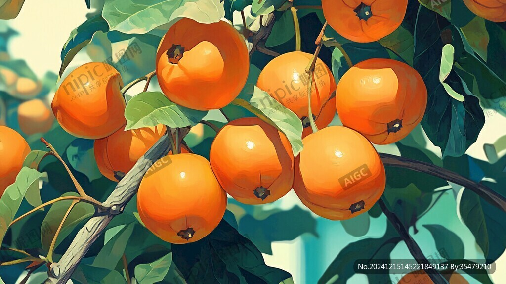 黄皮树插画