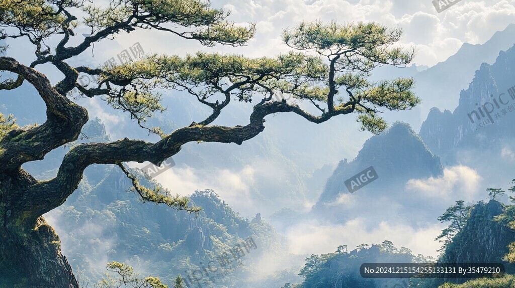 超清迎客松