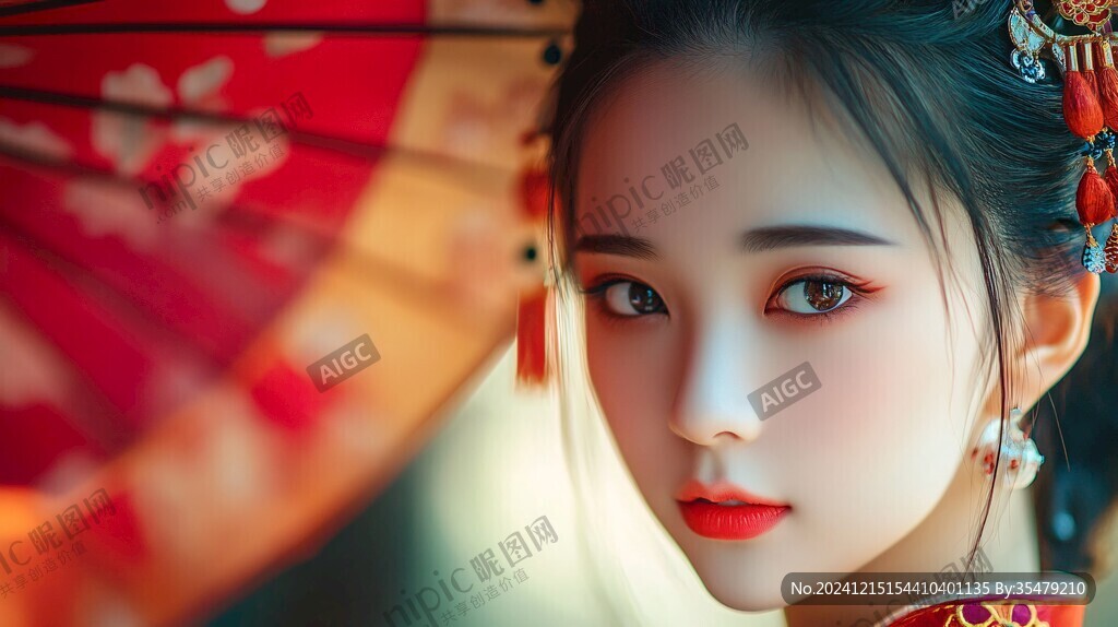 古典美女壁纸