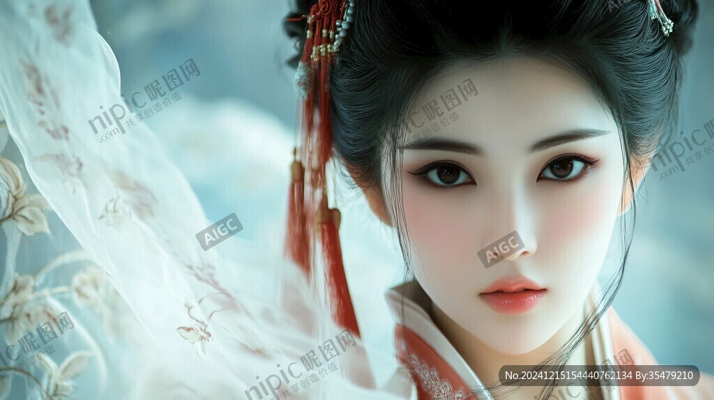 古典美女壁纸