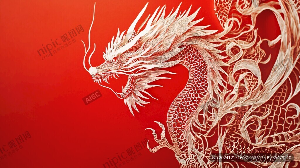 龙包装插画