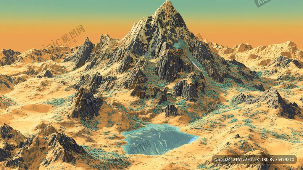 3d山峰