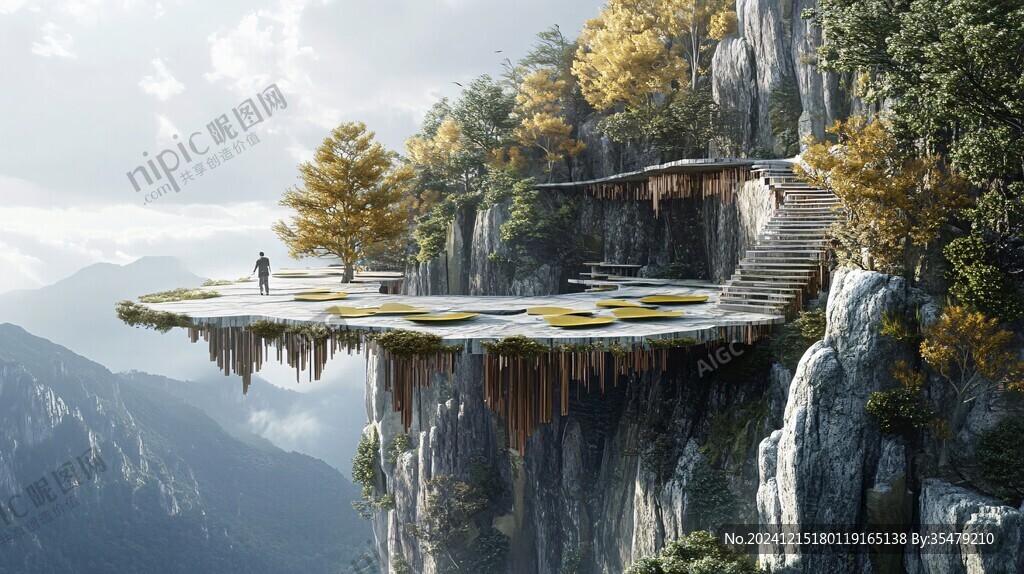 魅力挪威市悬浮岛设计