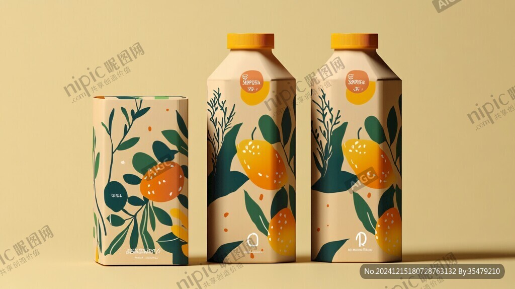 枇杷果汁包装设计