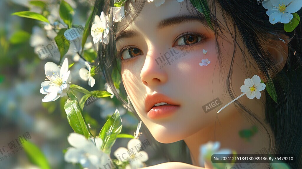 写实人物插画