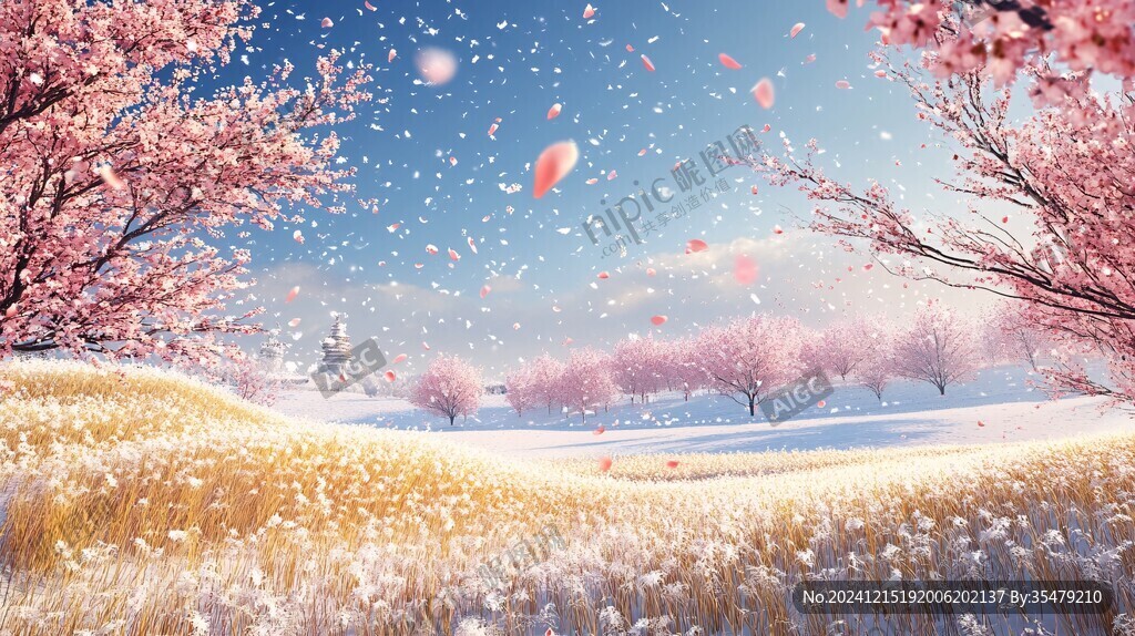 唯美梦幻梅花林