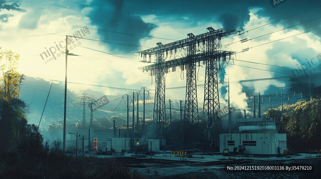 电厂场景海报