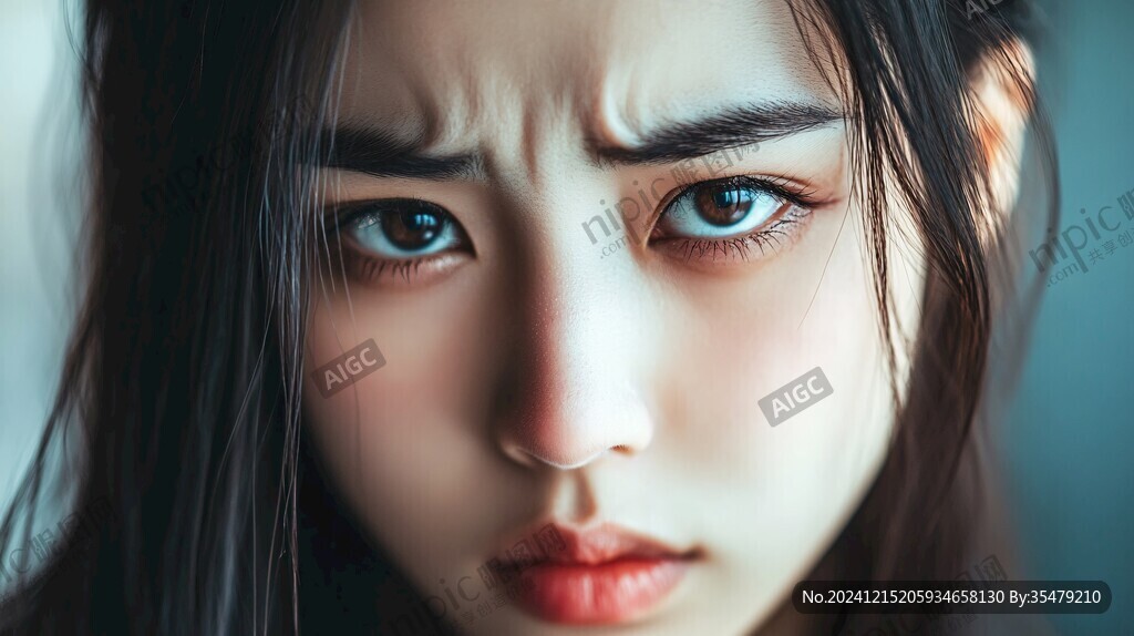 深邃眼神美女