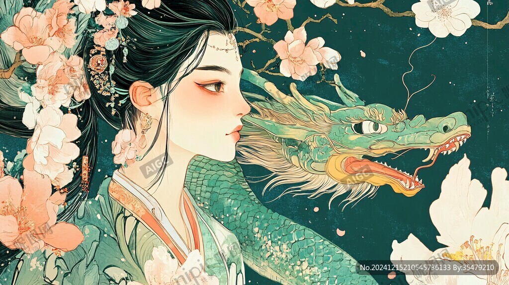 龙年横版插画
