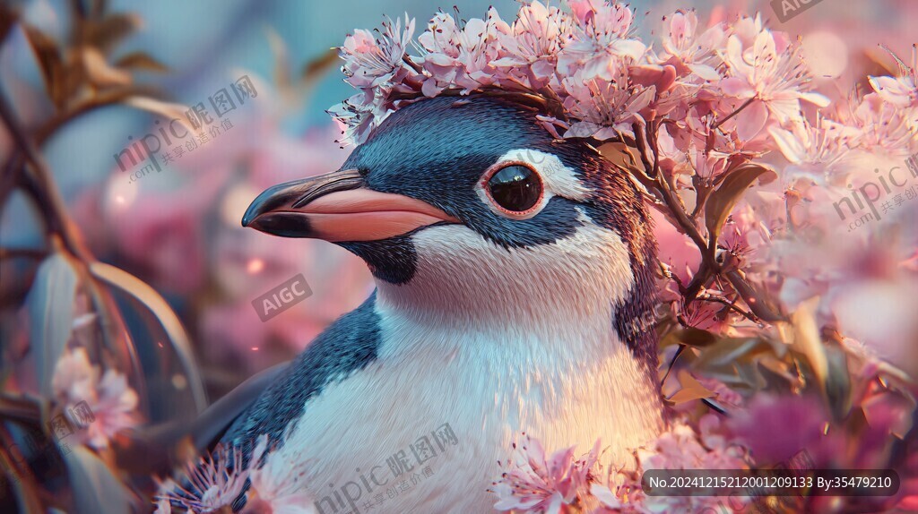 唯美花鸟